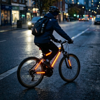 Reflektierende Fahrradfolie orange, Wunschgröße